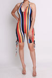 MULTI STRIPE ROMPER