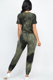 Tye-Dye Green Top & Jogger Pants Set