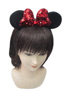 Children's Mouse ears sequin bow headband