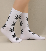 Weed Socks Marijuana Design Leaves