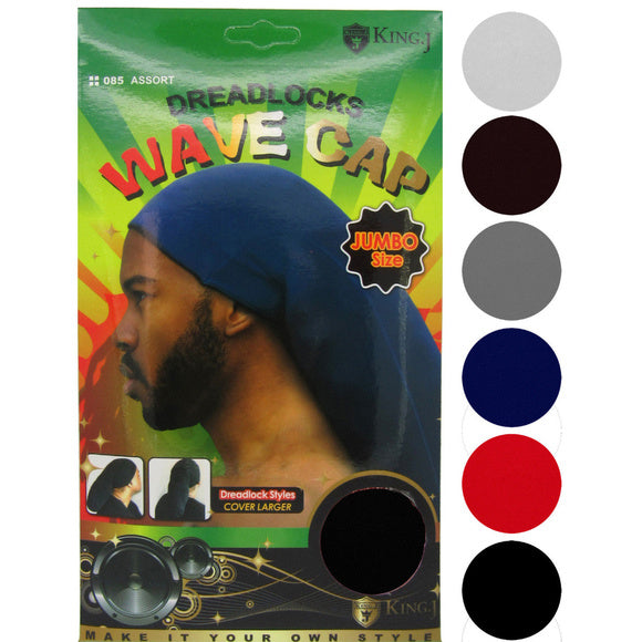 King J Dreadlocks Wave Cap #083 Assort